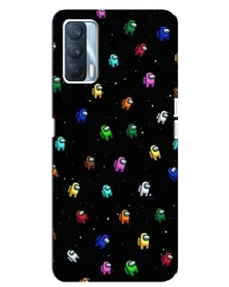 Чехол для OPPO A92s с картинкой «Экипаж Among Us»
