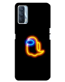 Чехол для OPPO A92s с картинкой «Among Us неоновое сияние»