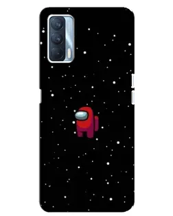 Чехол для OPPO A92s с картинкой «Красный Among Us»