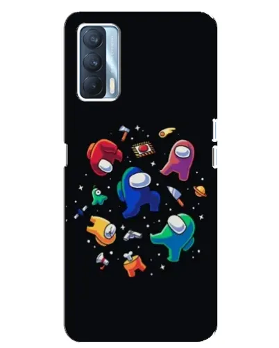 Чехол для OPPO A92s с картинкой «Among Us космос»