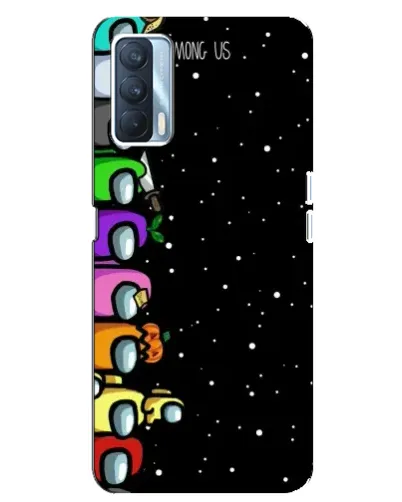Чехол для OPPO A92s с картинкой «Команда Among Us»