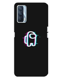 Чехол для OPPO A92s с картинкой «Among Us неон»