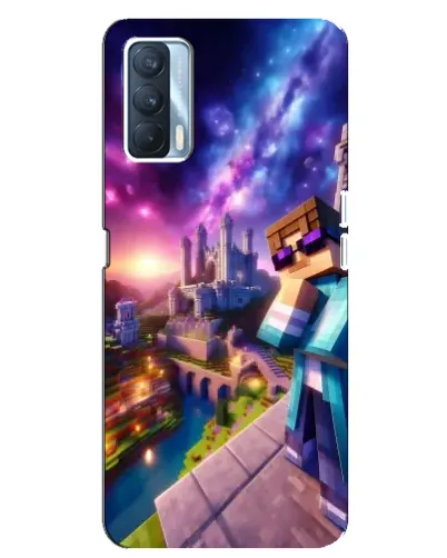 Чехол для OPPO A92s с картинкой «Стив и космос»