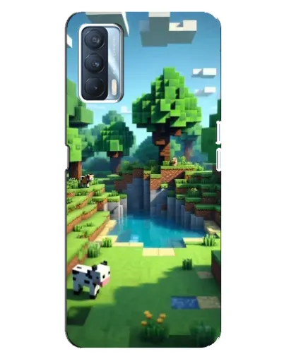 Чехол для OPPO A92s с картинкой «Minecraft летний день»