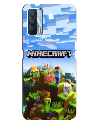 Чехол для OPPO A92s с картинкой «Minecraft классический мир»