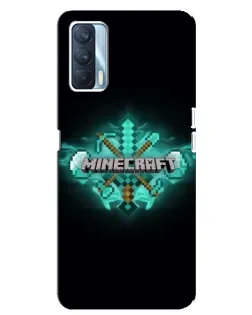 Чехол для OPPO A92s с картинкой «Minecraft Diamond лого»