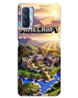Чехол для OPPO A92s с картинкой «Minecraft панорама»