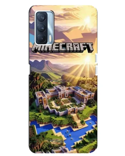 Чехол для OPPO A92s с картинкой «Minecraft панорама»