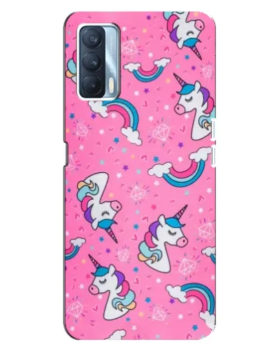 Чехол для OPPO A92s с картинкой «Unicorn паттерн розовый» Чехол для OPPO A92s с картинкой «Unicorn паттерн розовый»