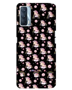 Чехол для OPPO A92s с картинкой «Magic Unicorn паттерн»