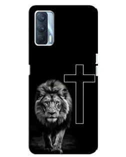 Чохол для OPPO A92s з картинкою «Лев та Хрест»