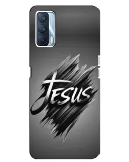 Чехол для OPPO A92s с картинкой «Надпись Jesus Graffiti»
