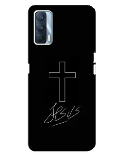 Чехол для OPPO A92s с картинкой «Графический крест Jesus» Чехол для OPPO A92s с картинкой «Графический крест Jesus»