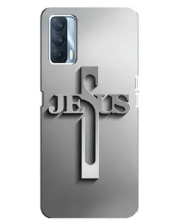 Чехол для OPPO A92s с картинкой «Металлический крест Jesus» Чехол для OPPO A92s с картинкой «Металлический крест Jesus»
