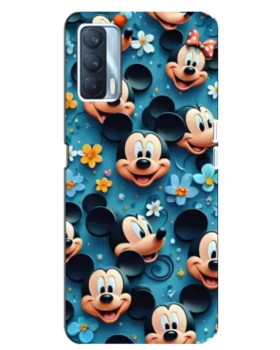 Чехол для OPPO A92s с картинкой «Паттерн Микки и Минни»