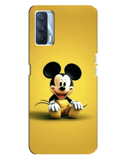 Чехол для OPPO A92s с картинкой «Микки на желтом»