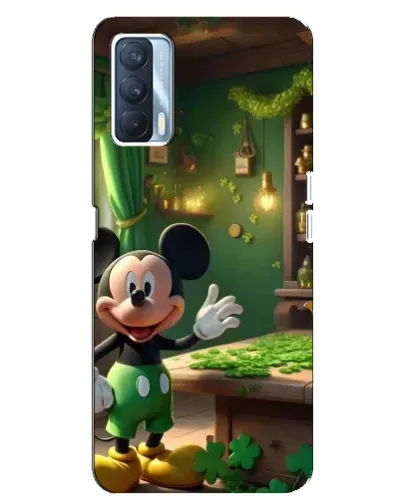 Чехол для OPPO A92s с картинкой «Микки в мастерской»