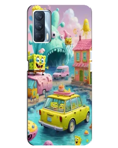 Чехол для OPPO A92s с картинкой «Монстр-трак приключения»