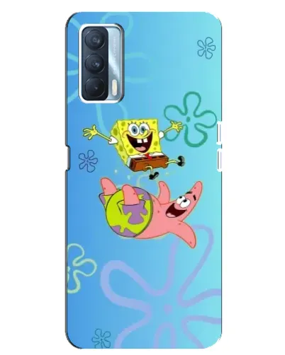 Чехол для OPPO A92s с картинкой «Спанч Боб и Патрик»