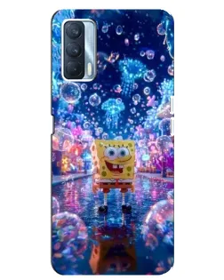 Чехол для OPPO A92s с картинкой «Неоновый океан»