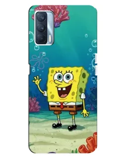 Чехол для OPPO A92s с картинкой «Подводный привет»