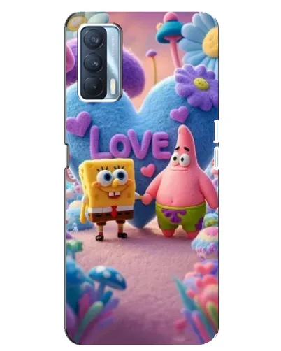 Чехол для OPPO A92s с картинкой «Губка Боб Патрик»