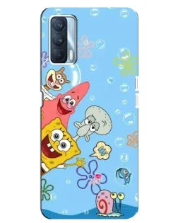 Чехол для OPPO A92s с картинкой «Веселые пузырьки»