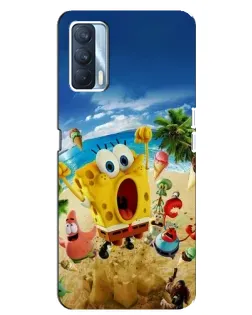 Чехол для OPPO A92s с картинкой «Развлечения на пляже»
