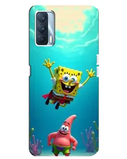 Чехол для OPPO A92s с картинкой «Спанч Боб под водой» Чехол для OPPO A92s с картинкой «Спанч Боб под водой»