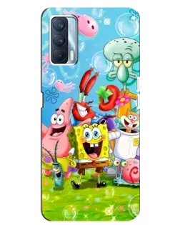 Чехол для OPPO A92s с картинкой «Губка Боб и друзья» Чехол для OPPO A92s с картинкой «Губка Боб и друзья»