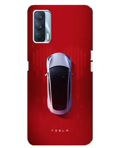 Чехол для OPPO A92s с картинкой «Tesla Top View»