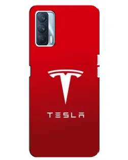 Чехол для OPPO A92s с картинкой «Tesla Red Classic»
