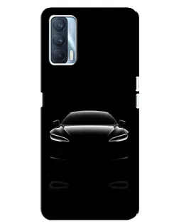 Чехол для OPPO A92s с картинкой «Силуэт Tesla Night»