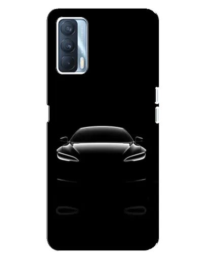 Чехол для OPPO A92s с картинкой «Силуэт Tesla Night»
