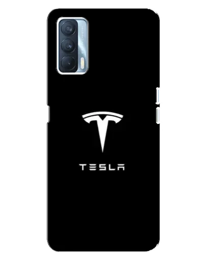 Чехол для OPPO A92s с картинкой «Tesla White Logo»