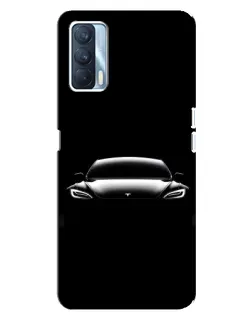 Чехол для OPPO A92s с картинкой «Фары Tesla Night»