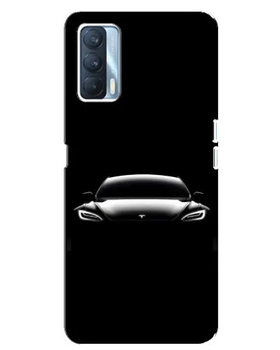 Чехол для OPPO A92s с картинкой «Фары Tesla Night»