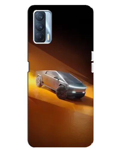 Чехол для OPPO A92s с картинкой «Cybertruck в пустыне»