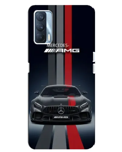Чехол для OPPO A92s с картинкой «Mercedes — белый карбон»