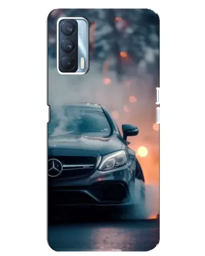 Чехол для OPPO A92s с картинкой «Mercedes — ночной город»