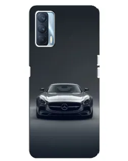 Чехол для OPPO A92s с картинкой «Mercedes на черном»