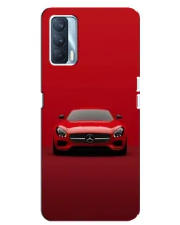 Чехол для OPPO A92s с картинкой «Красный Mercedes AMG»