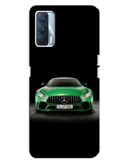 Чехол для OPPO A92s с картинкой «Mercedes — неоновый лого»