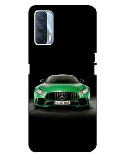 Чехол для OPPO A92s с картинкой «Mercedes — неоновый лого»