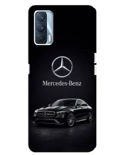 Чехол для OPPO A92s с картинкой «Mercedes — решетка радиатора»