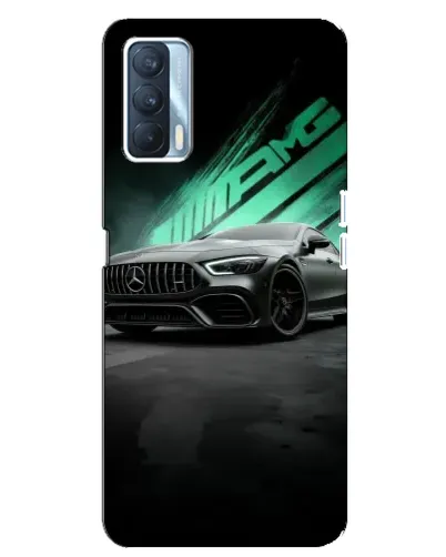 Чехол для OPPO A92s с картинкой «Темный Mercedes AMG»