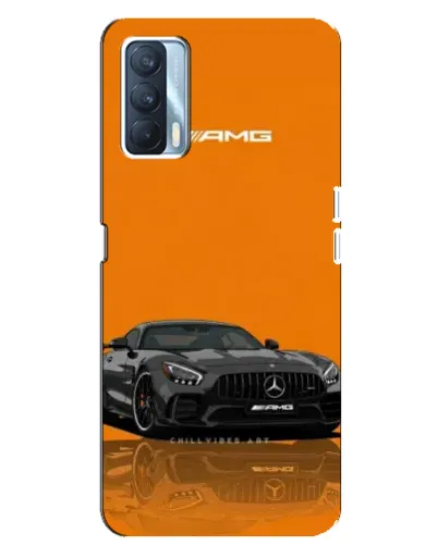 Чехол для OPPO A92s с картинкой «Оранжевый Mercedes AMG»