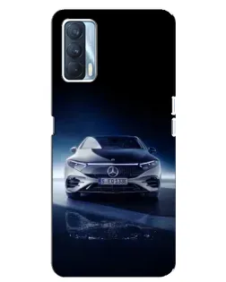 Чехол для OPPO A92s с картинкой «Ночной Mercedes EQ»