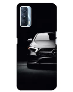 Чехол для OPPO A92s с картинкой «Свет фар Mercedes»