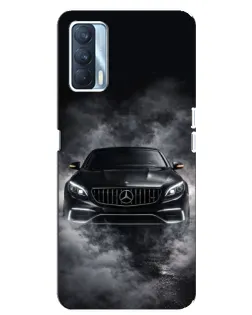 Чехол для OPPO A92s с картинкой «Mercedes в дыму»